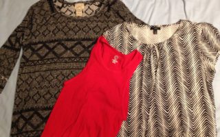 My haul from Thrift Avenue